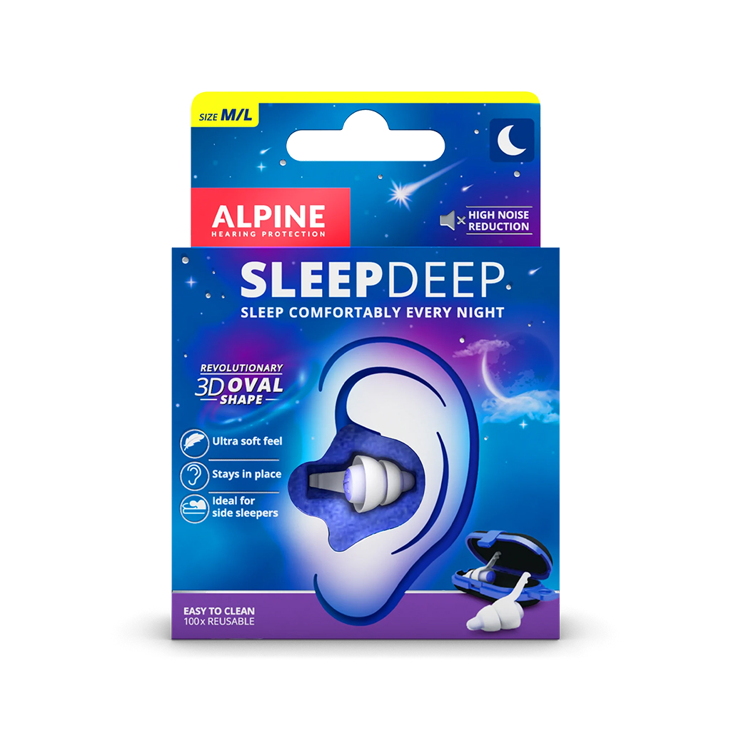 Alpine SleepDeep - Behagelige ørepropper for søvn