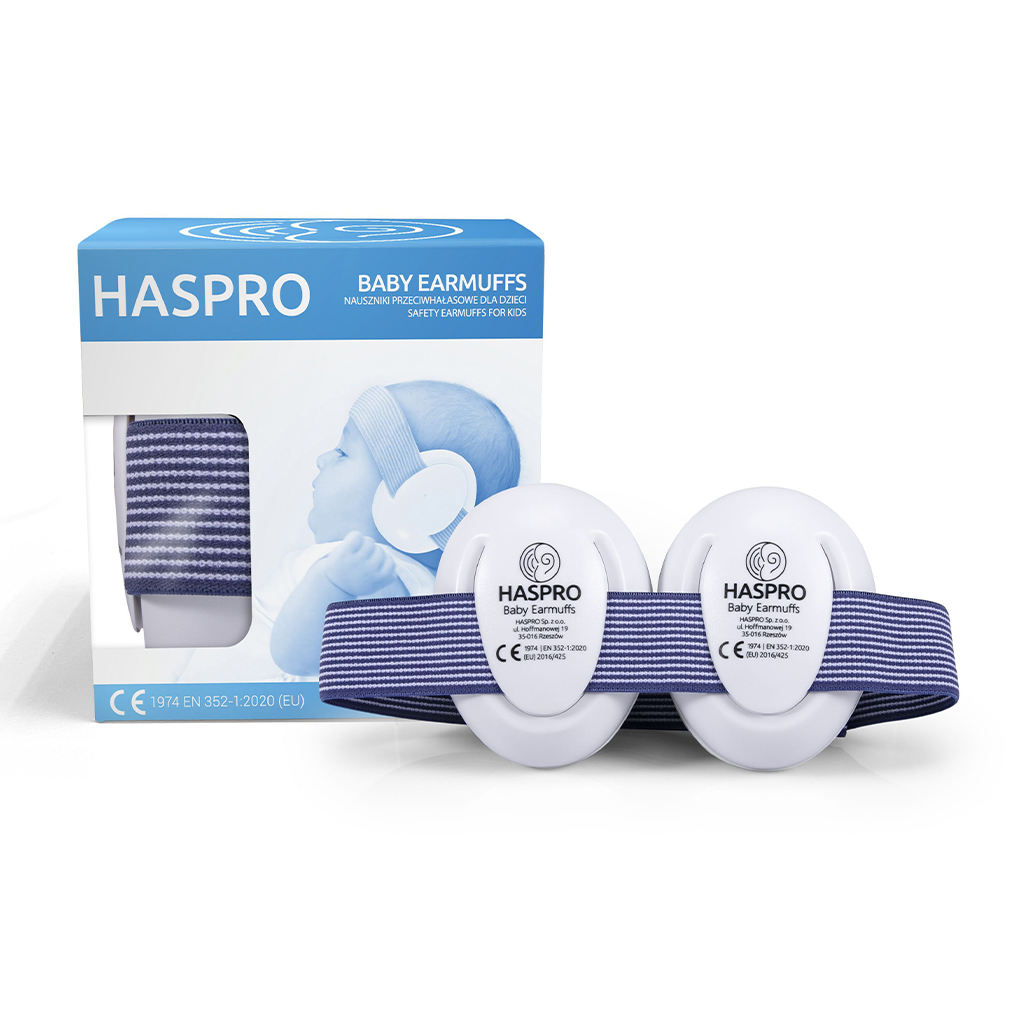 HASPRO Baby - hørselsvern for baby 0–3 år