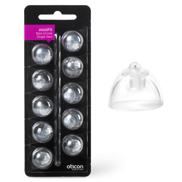 Oticon Bass Singel Vent MiniFit 10-pack