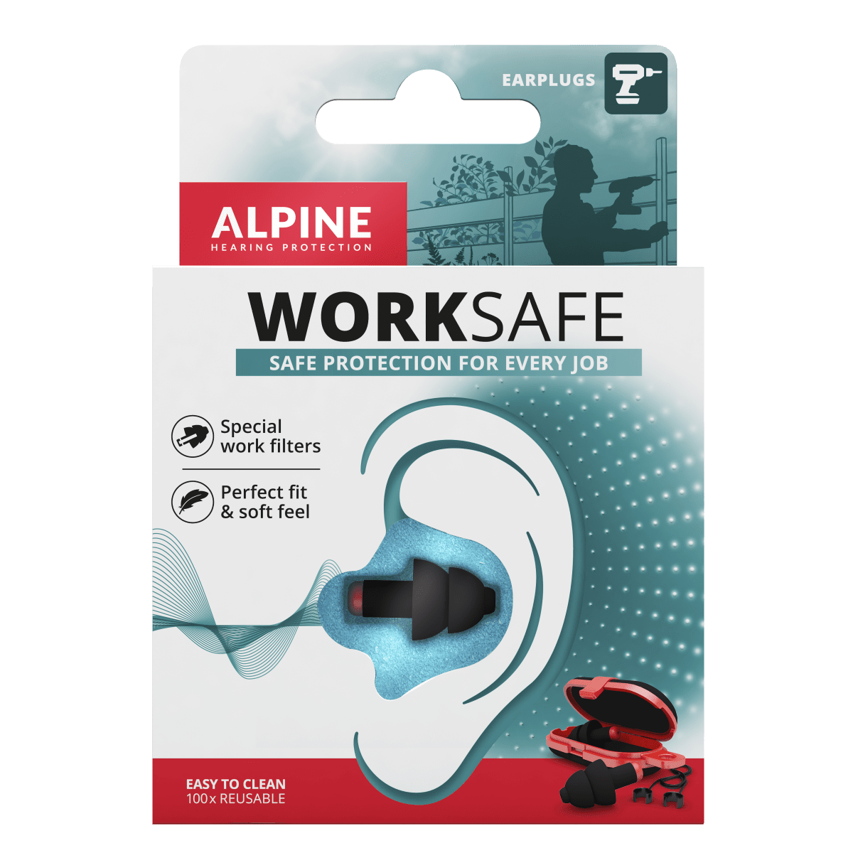 Alpine WorkSafe - hörselskydd för buller på arbetet
