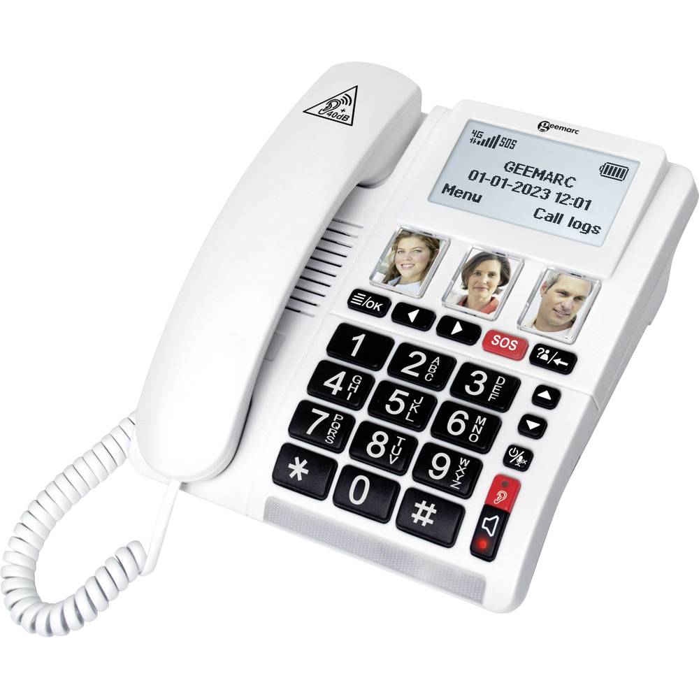 Geemarc CL9000 Bordtelefon for SIM-kort (4G)