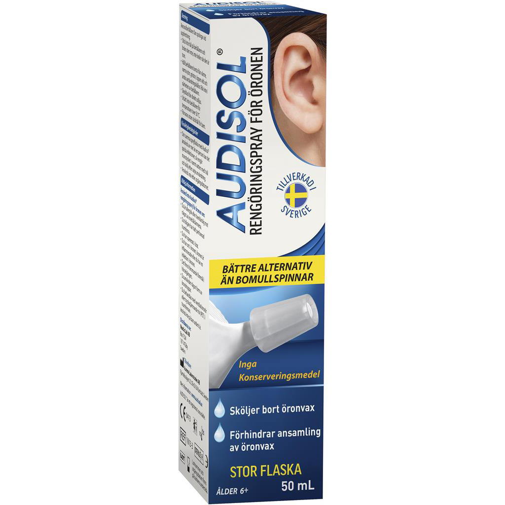 Audisol Rensespray for ørene 50 ml
